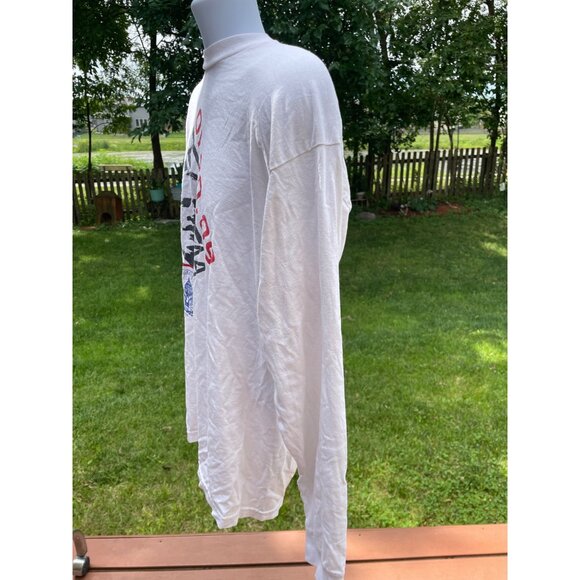 Obama 01.20.09 Inauguration Long Sleeve T-Shirt Bayside Heavyweight USA XL White - Picture 3 of 8